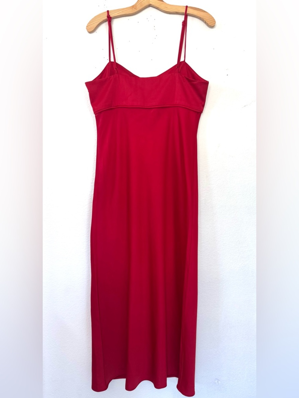 Wayf Vibrant Red Spaghetti-Strap Dress - Picture 4 of 10